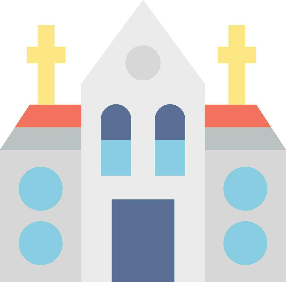 kerk vector pictogram