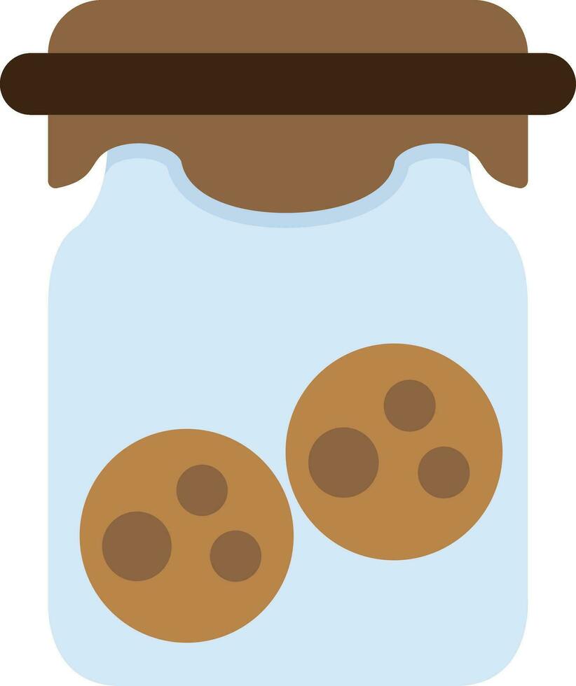 koekje pot vector icoon