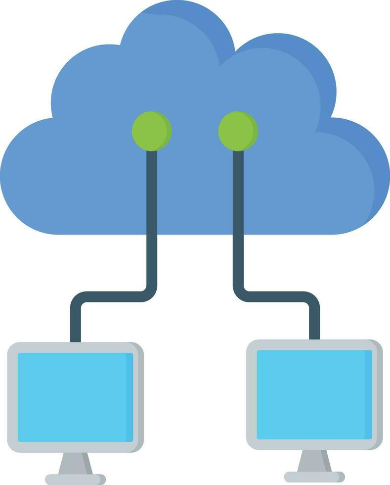 wolk netwerken vector icoon