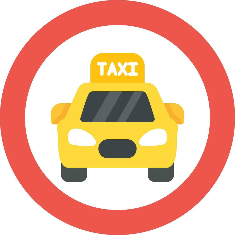 taxi signaal vector icoon