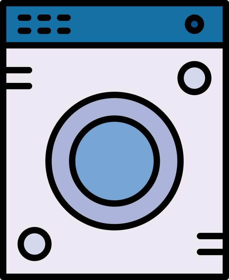 wasmachine vector pictogram