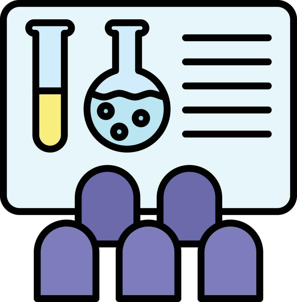 chemie congres vector icoon