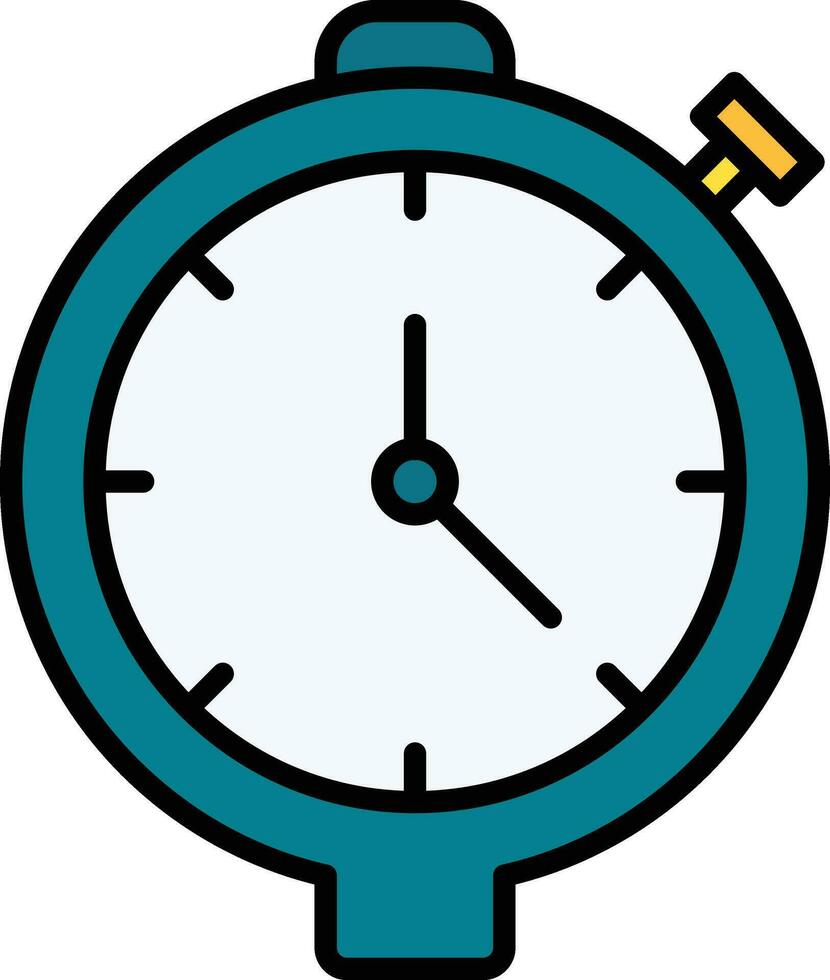 stopwatch vector pictogram