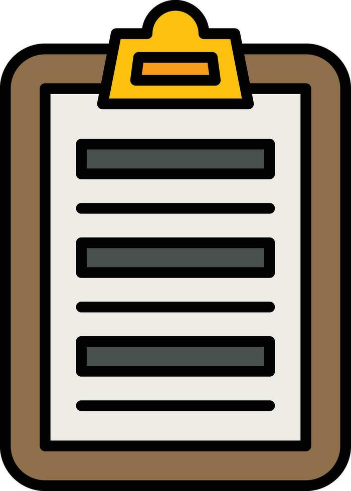 Klembord vector pictogram