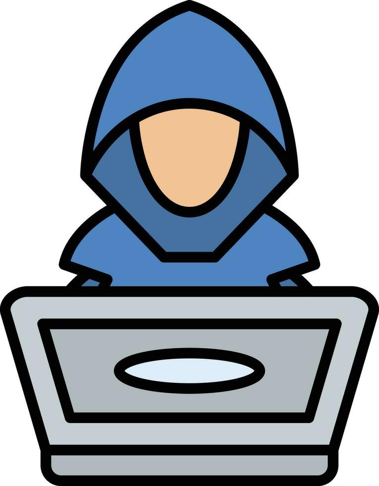 hacker vector pictogram