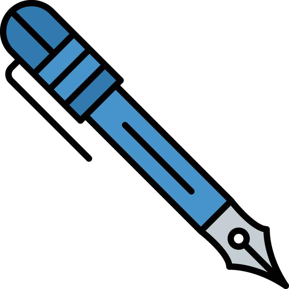 fontein pen vector icoon