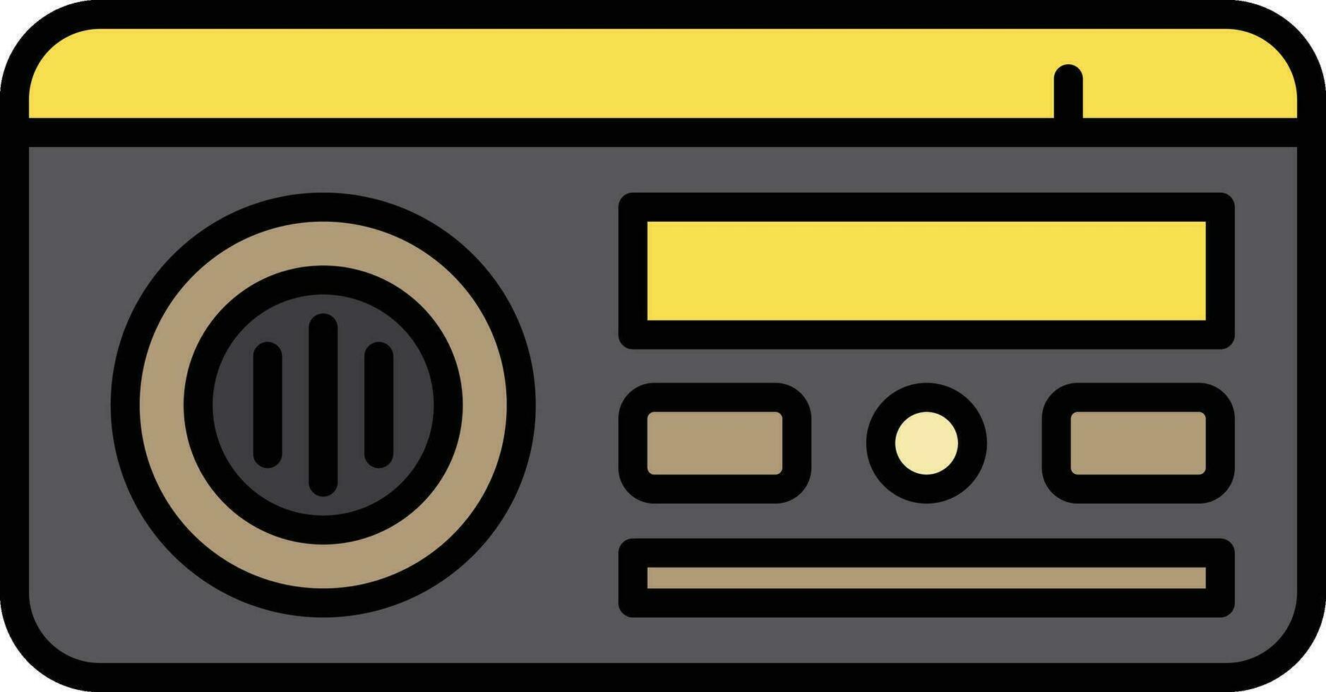 radio vector pictogram