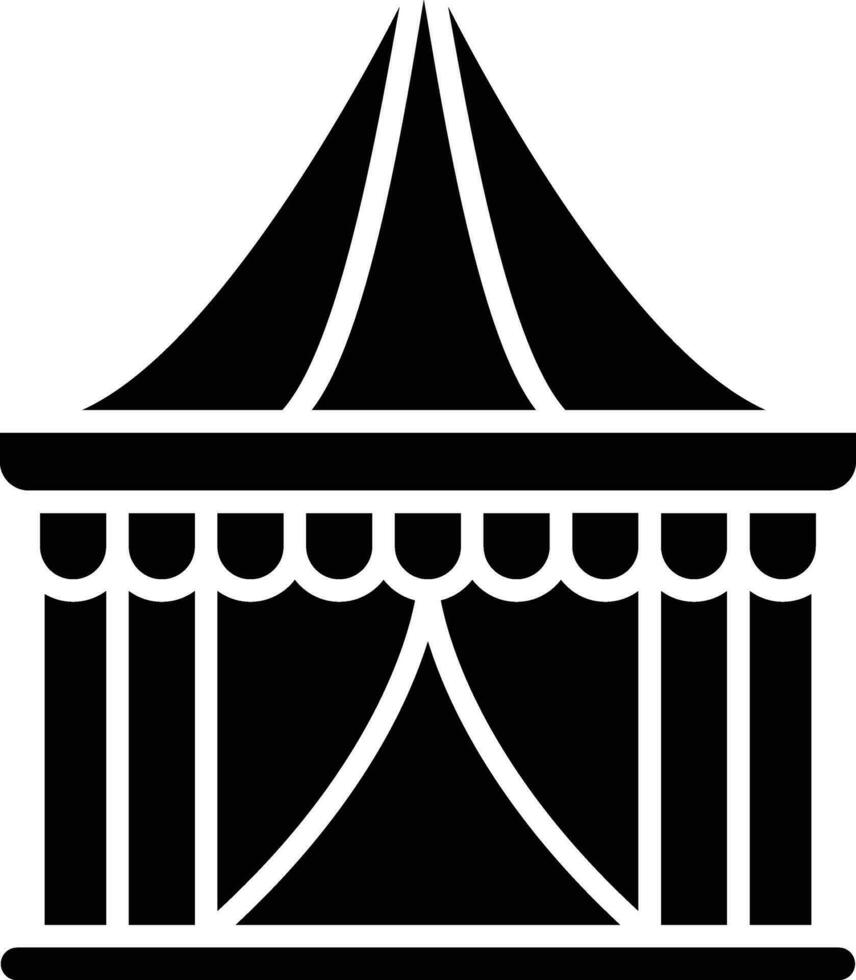 tent vector pictogram