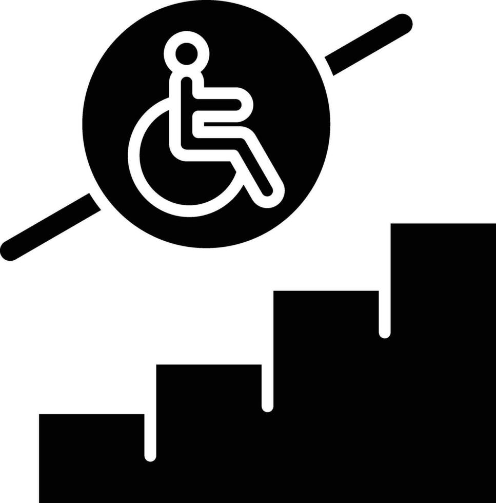 rolstoel beschikbaar bus vector icoon