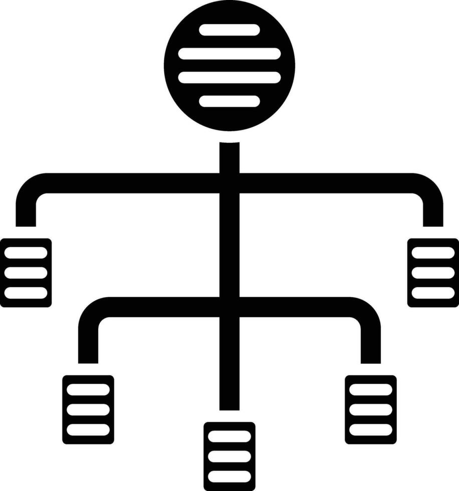 stroomdiagram vector pictogram