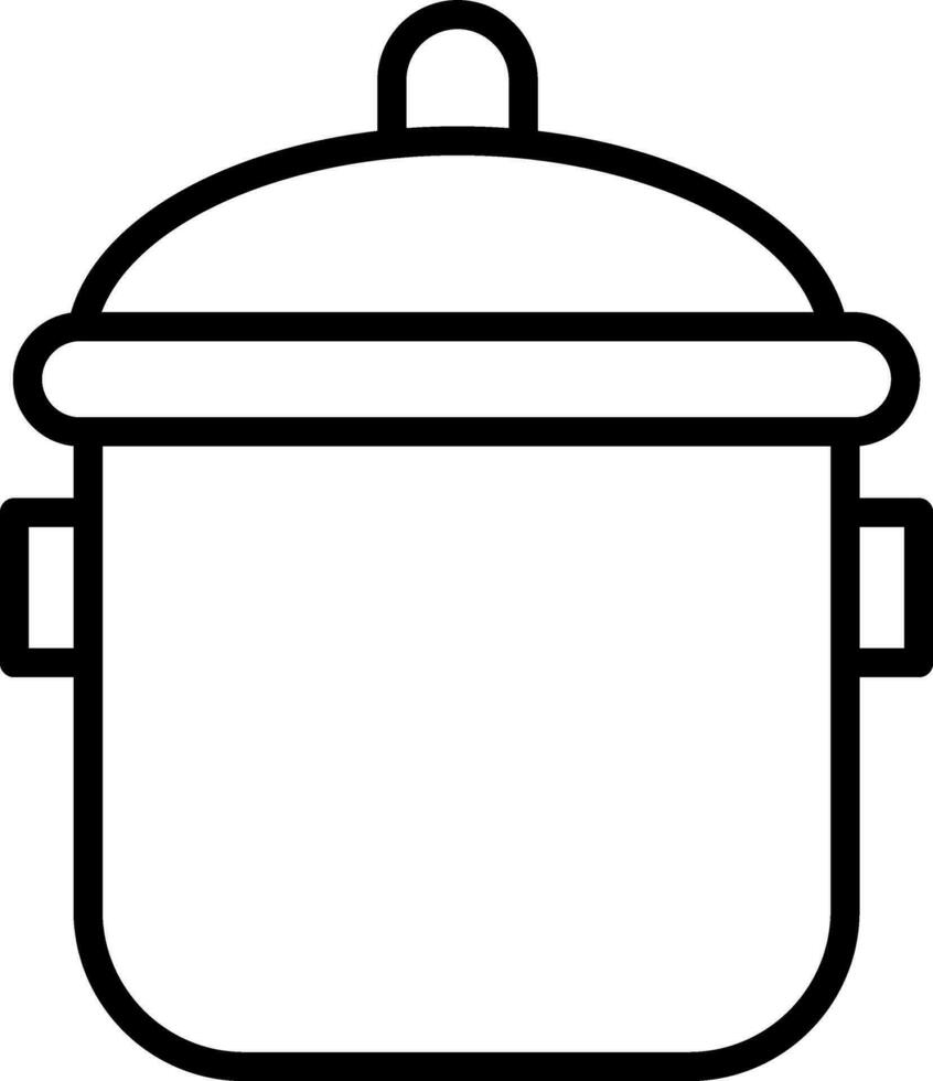 Koken pot vector icoon ontwerp