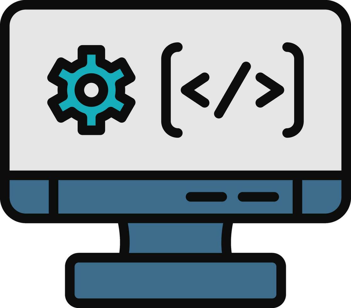 web ontwikkeling vector icoon ontwerp