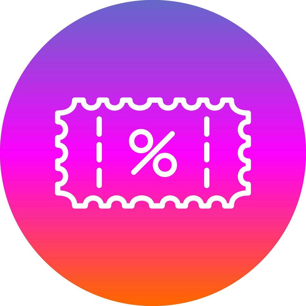 coupon vector icoon ontwerp