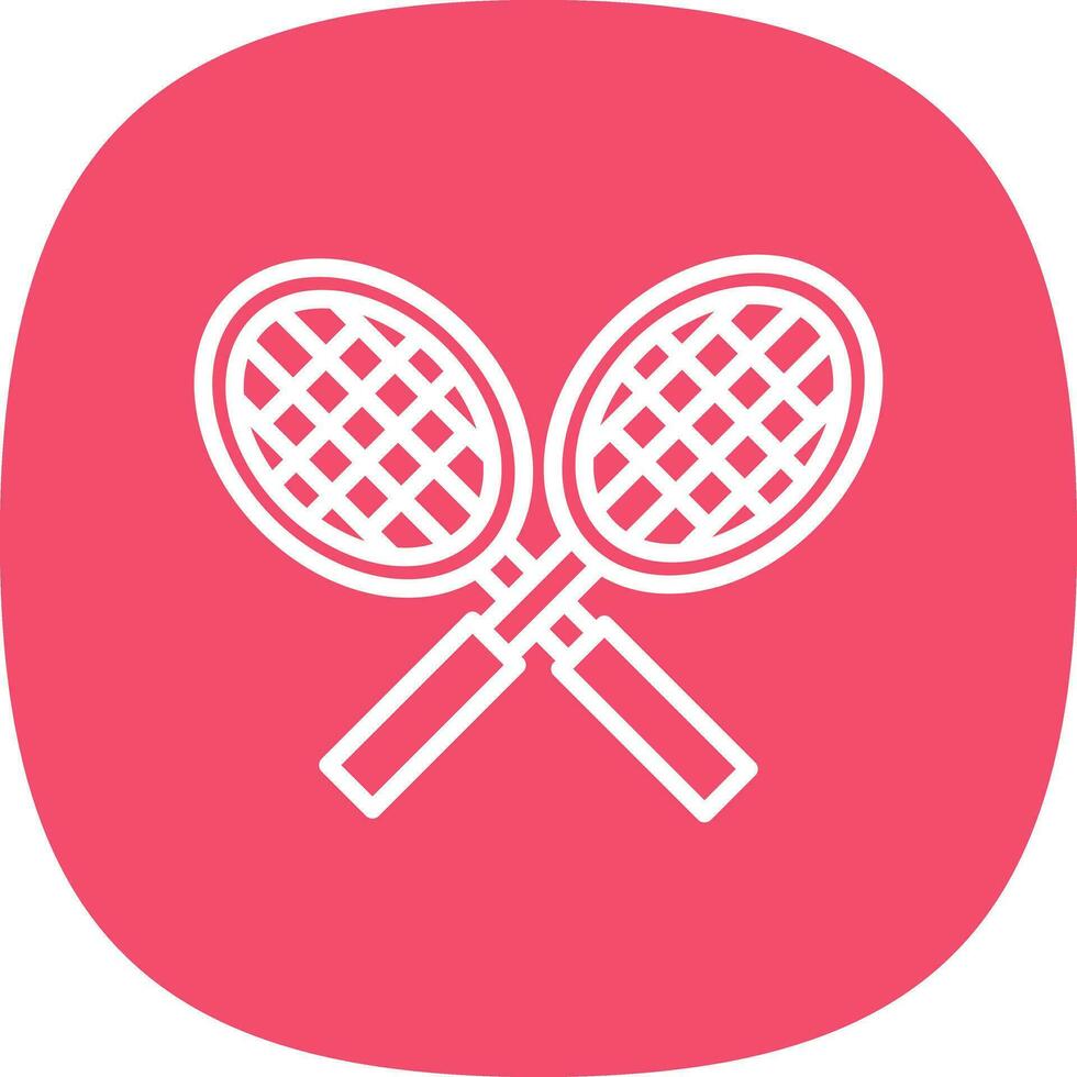 tennis racket vector icoon ontwerp