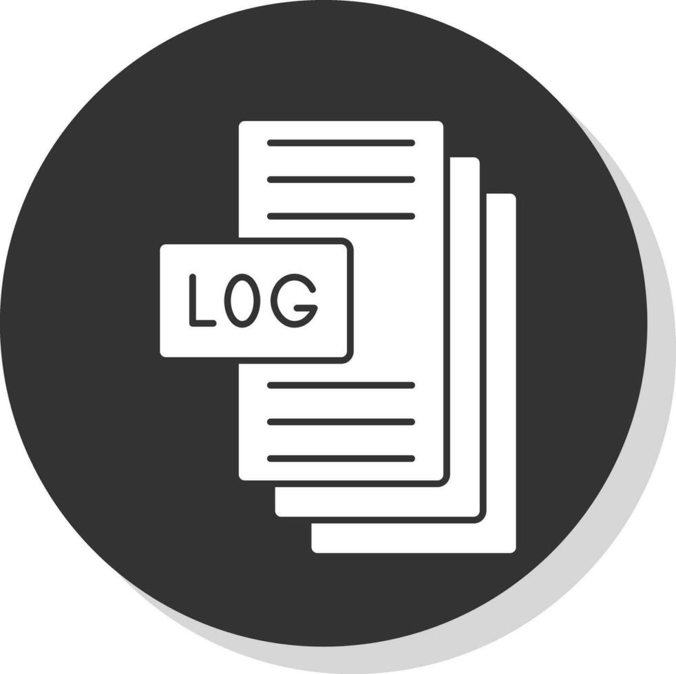 systeem logboeken vector icoon ontwerp