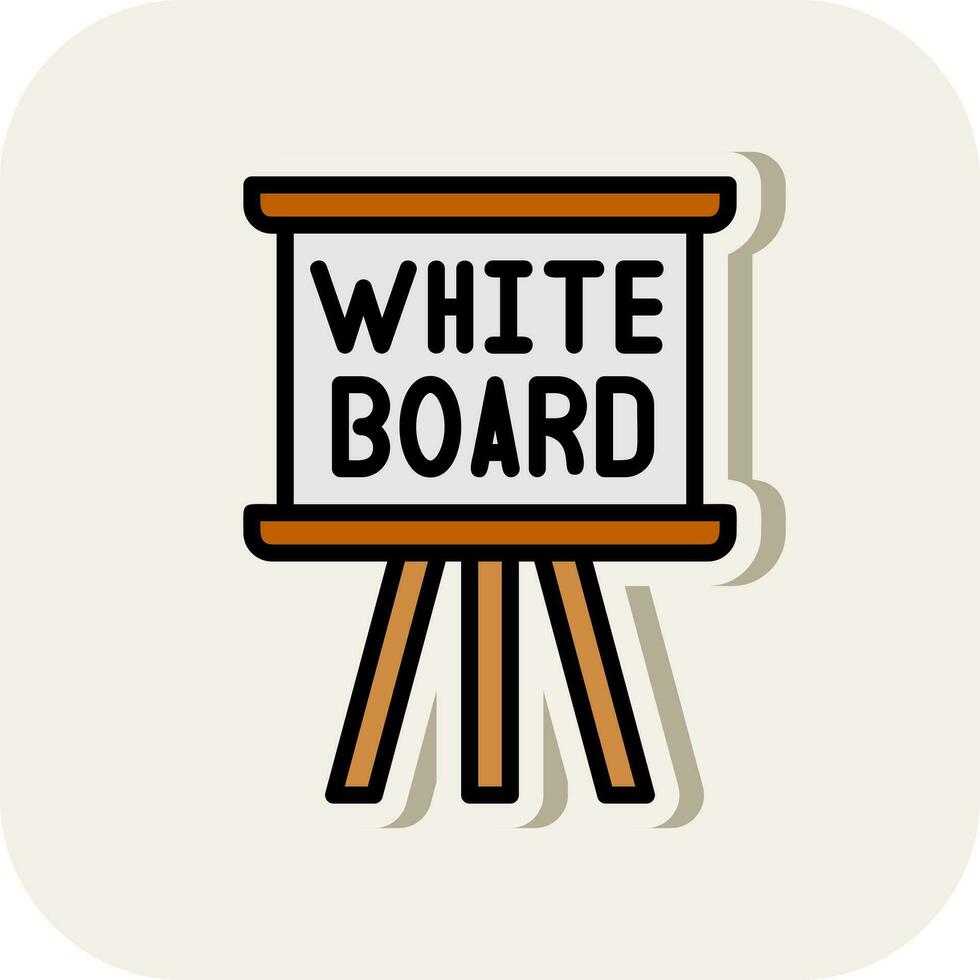 whiteboard vector icoon ontwerp