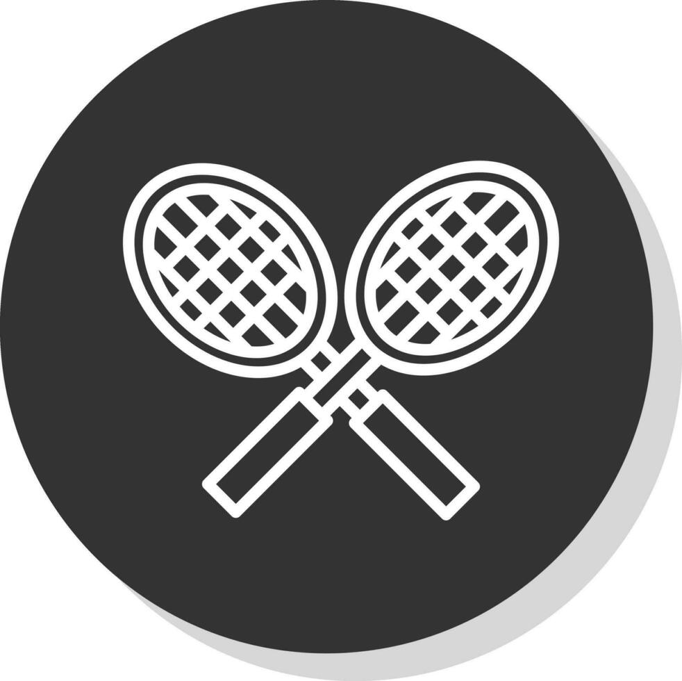 tennis racket vector icoon ontwerp