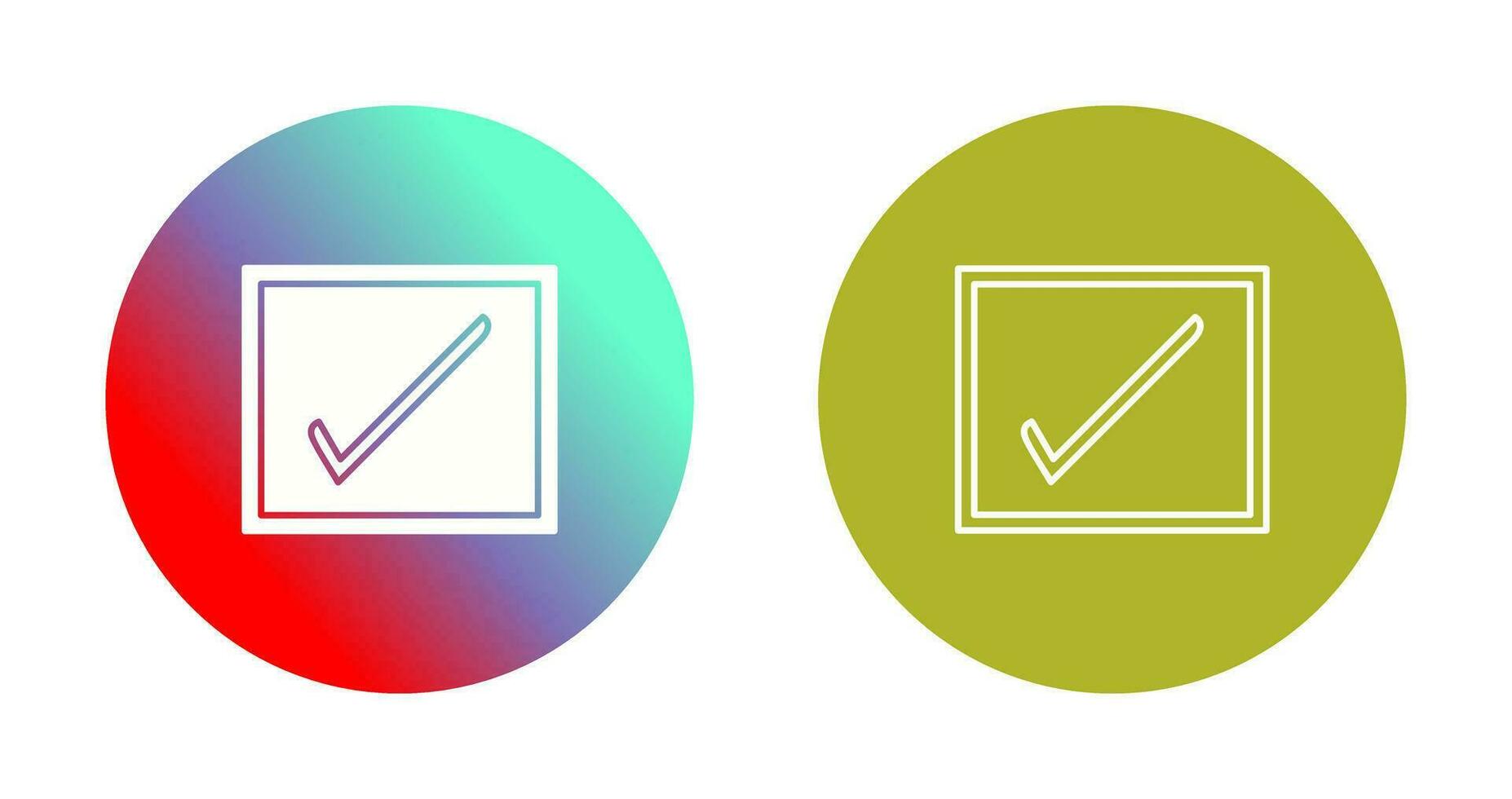 checkbox vector icoon