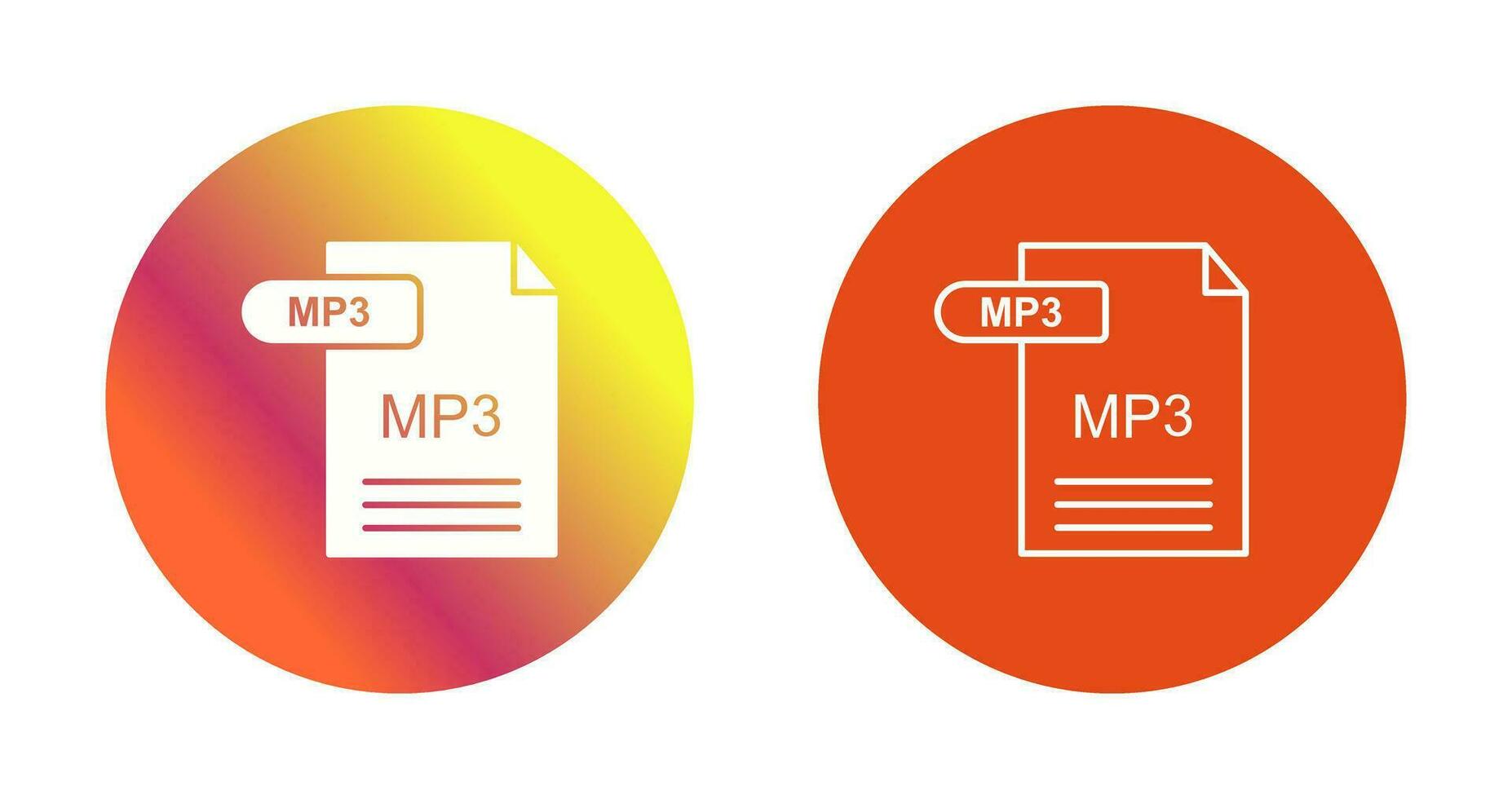 mp3 vector icoon