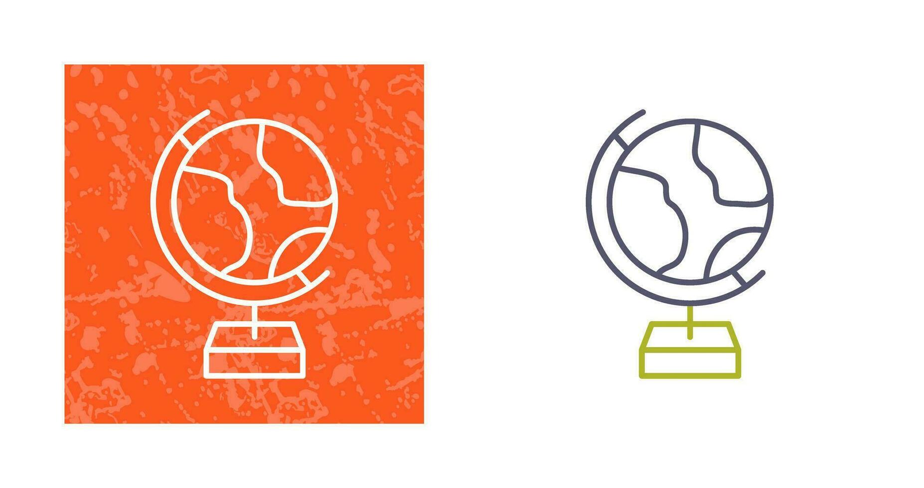 wereldbol vector pictogram