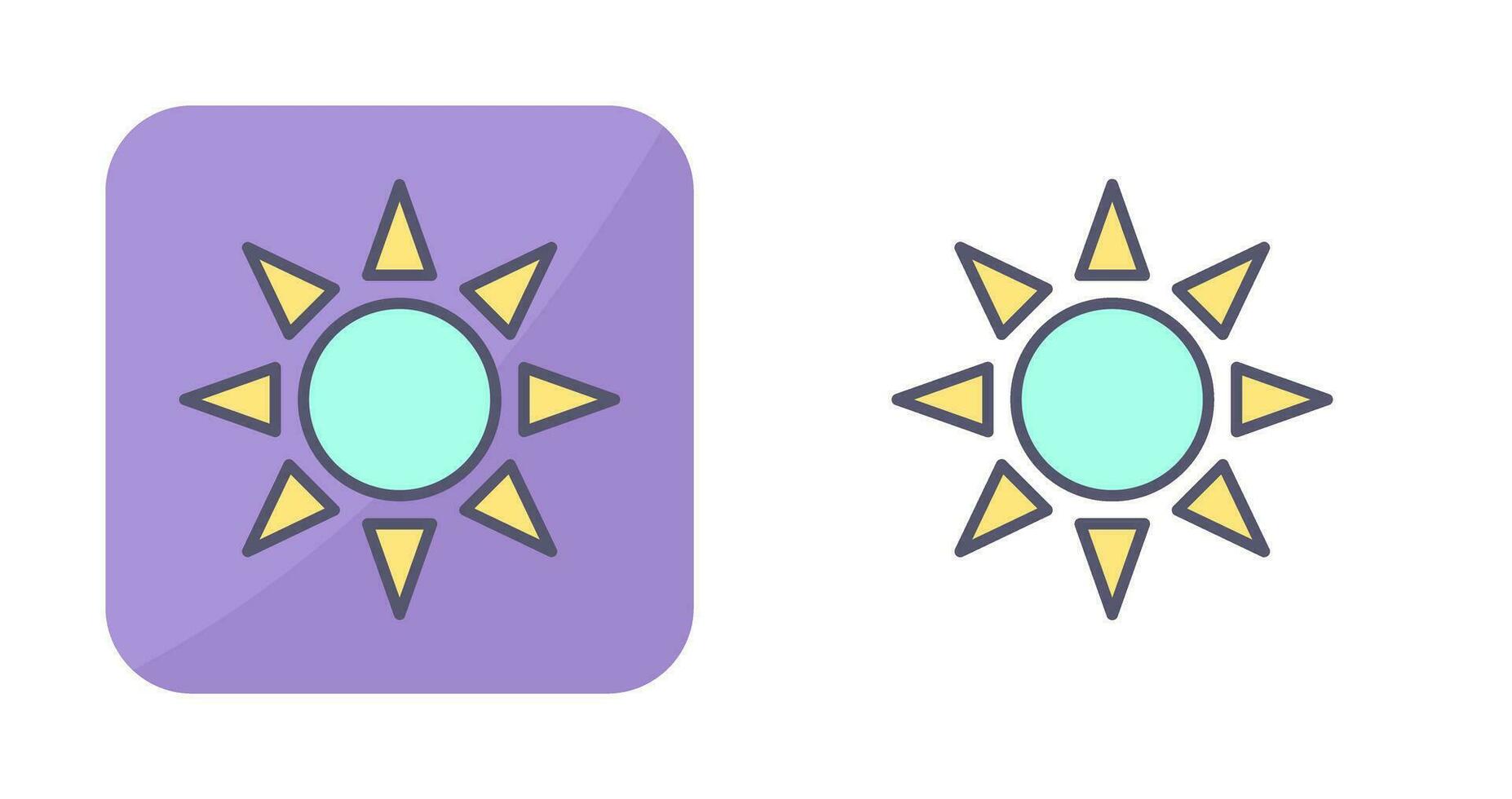 uv straling vector icon