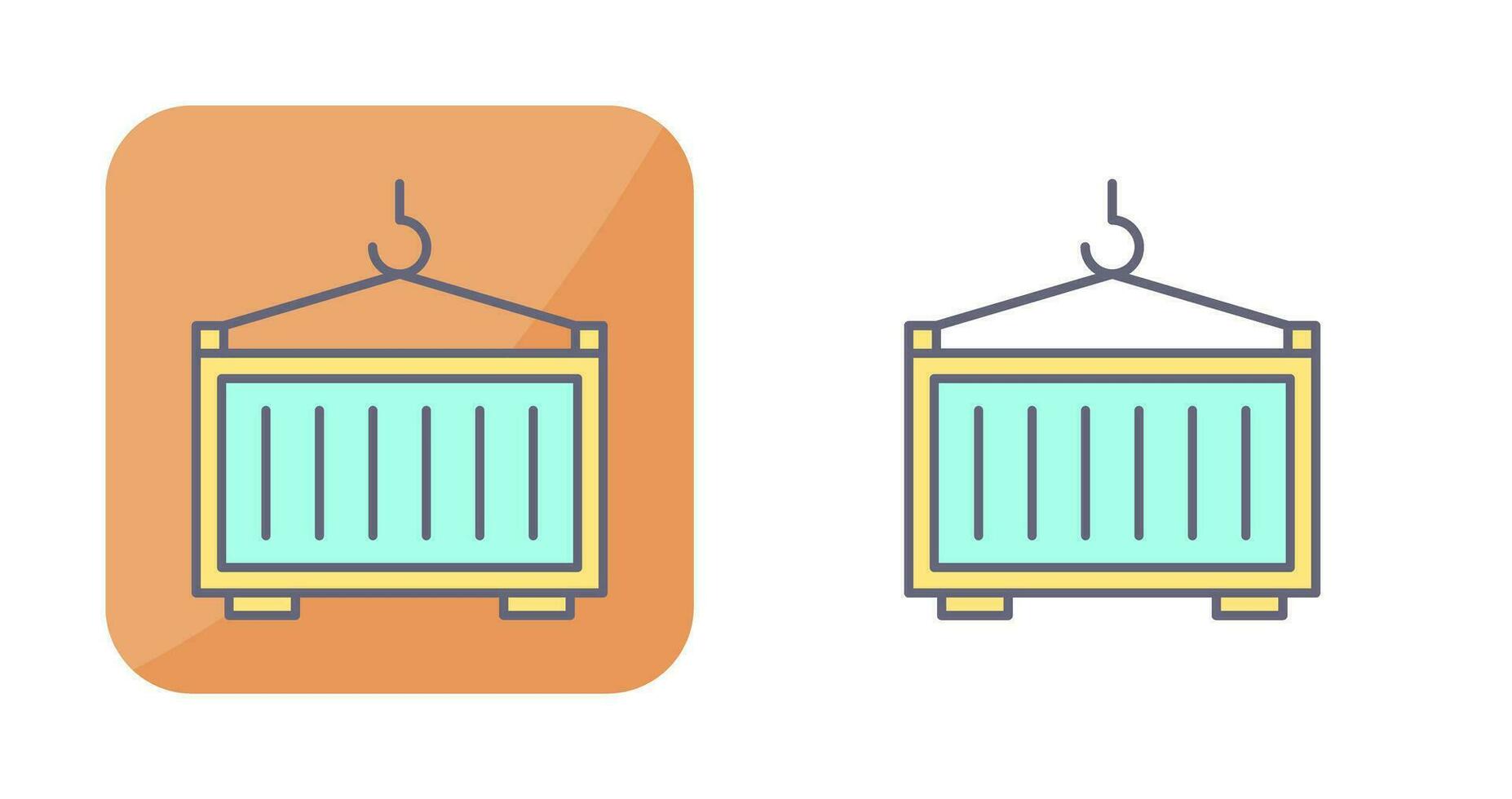 container vector pictogram