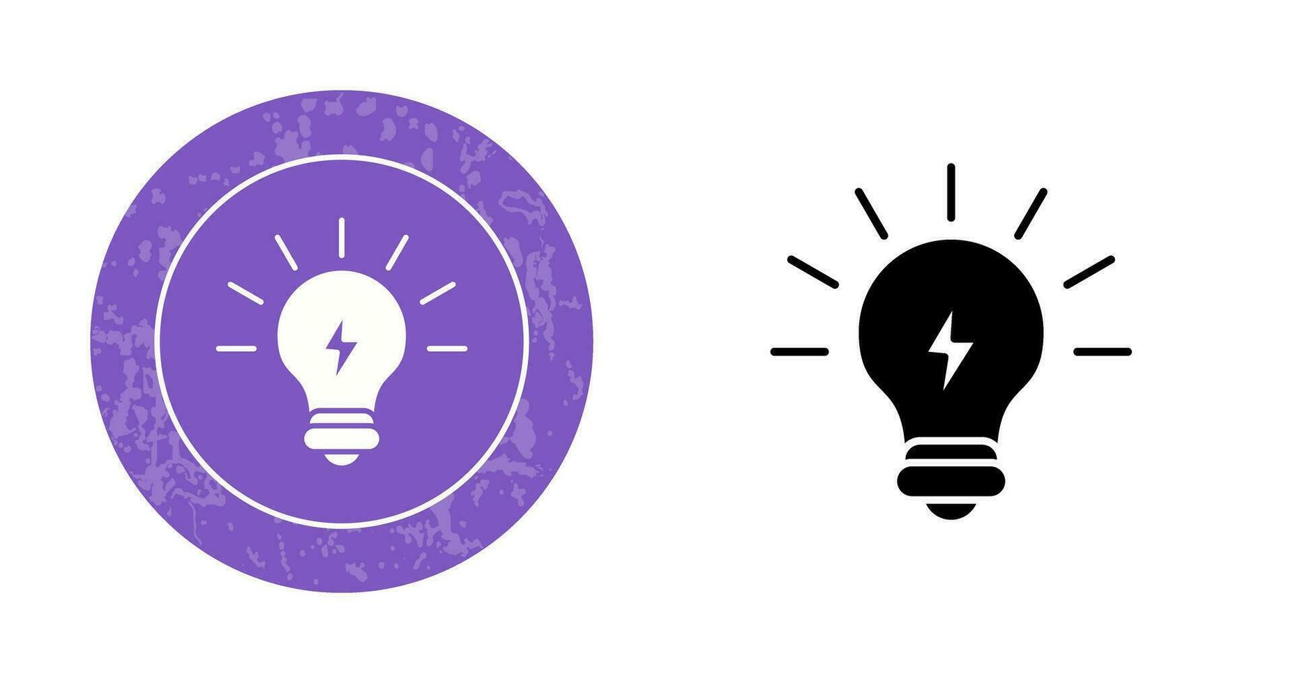 gloeilamp vector pictogram