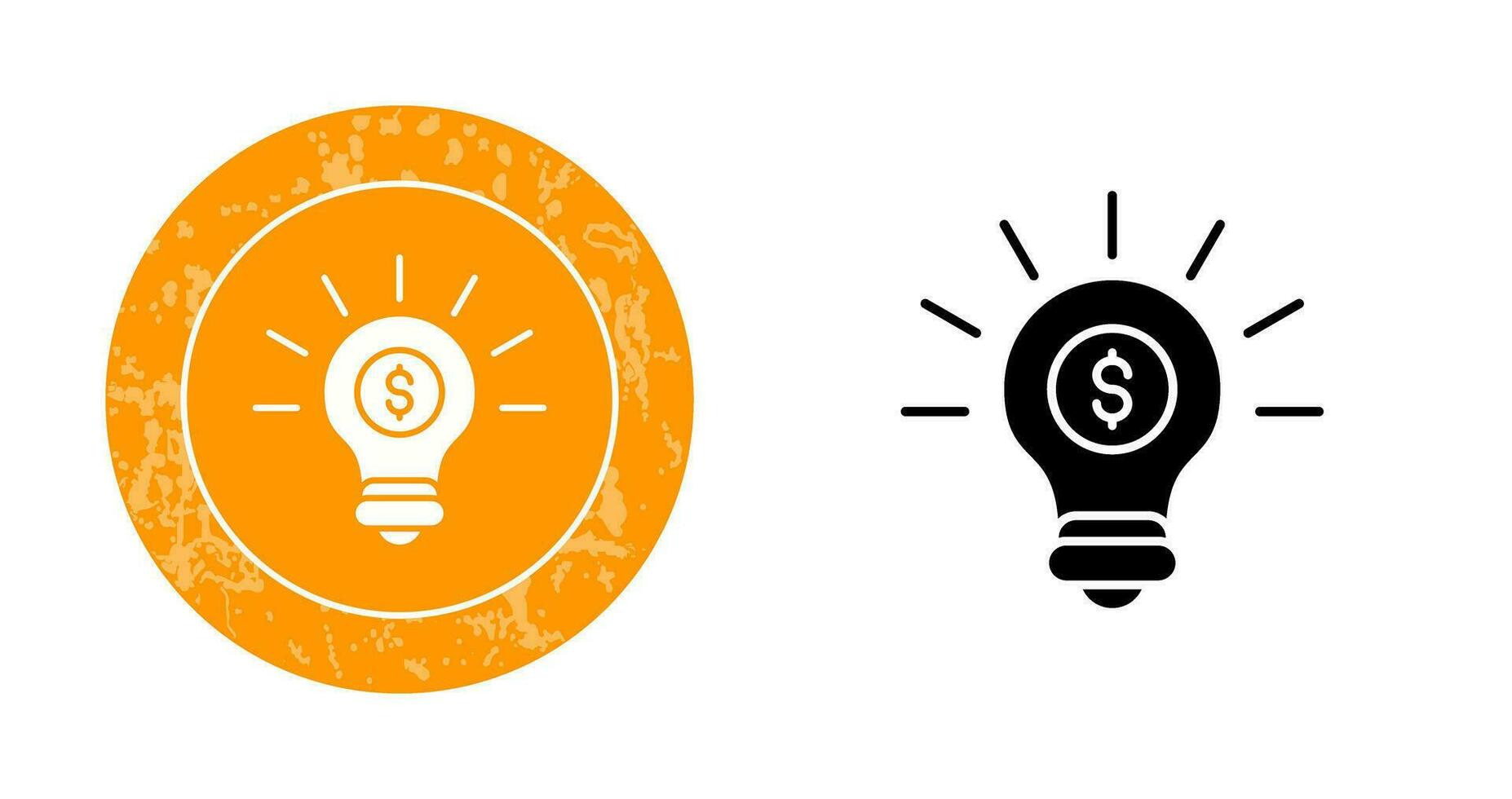 gloeilamp vector pictogram