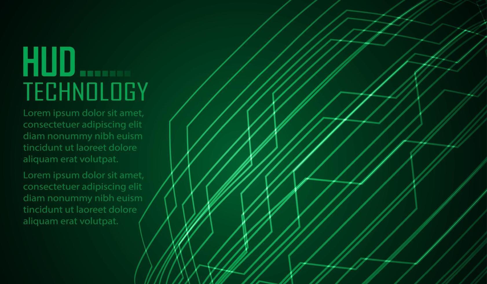 cyber circuit toekomstige technologie concept achtergrond vector