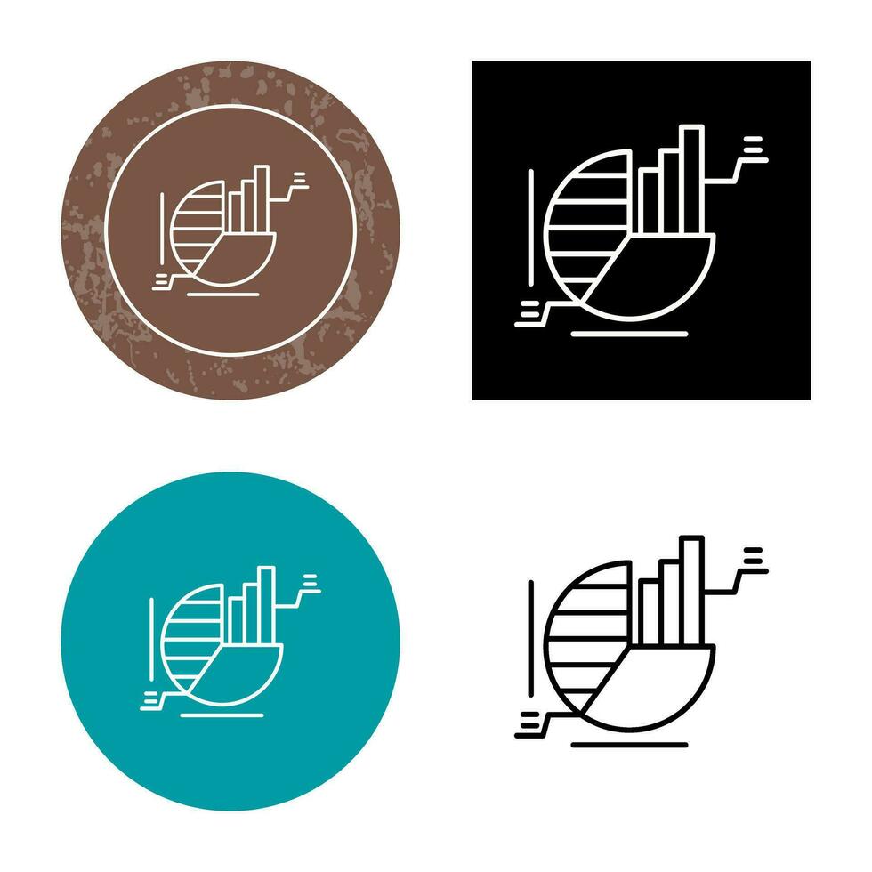 cirkeldiagram vector pictogram