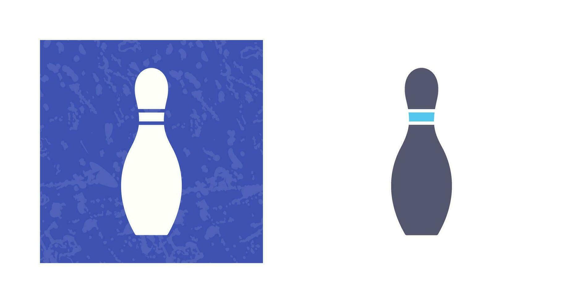 uniek bowling pin vector icoon