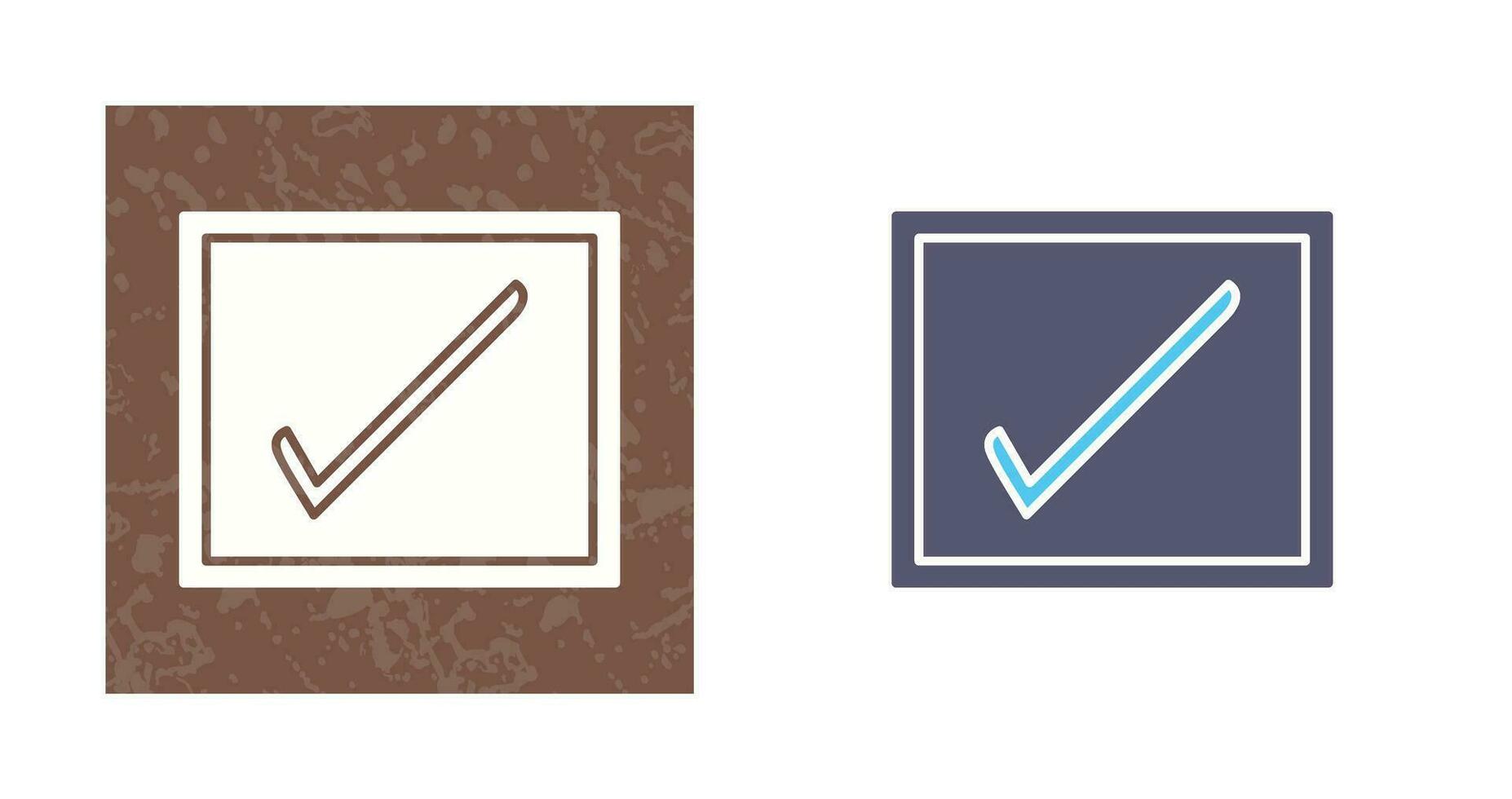 checkbox vector icoon