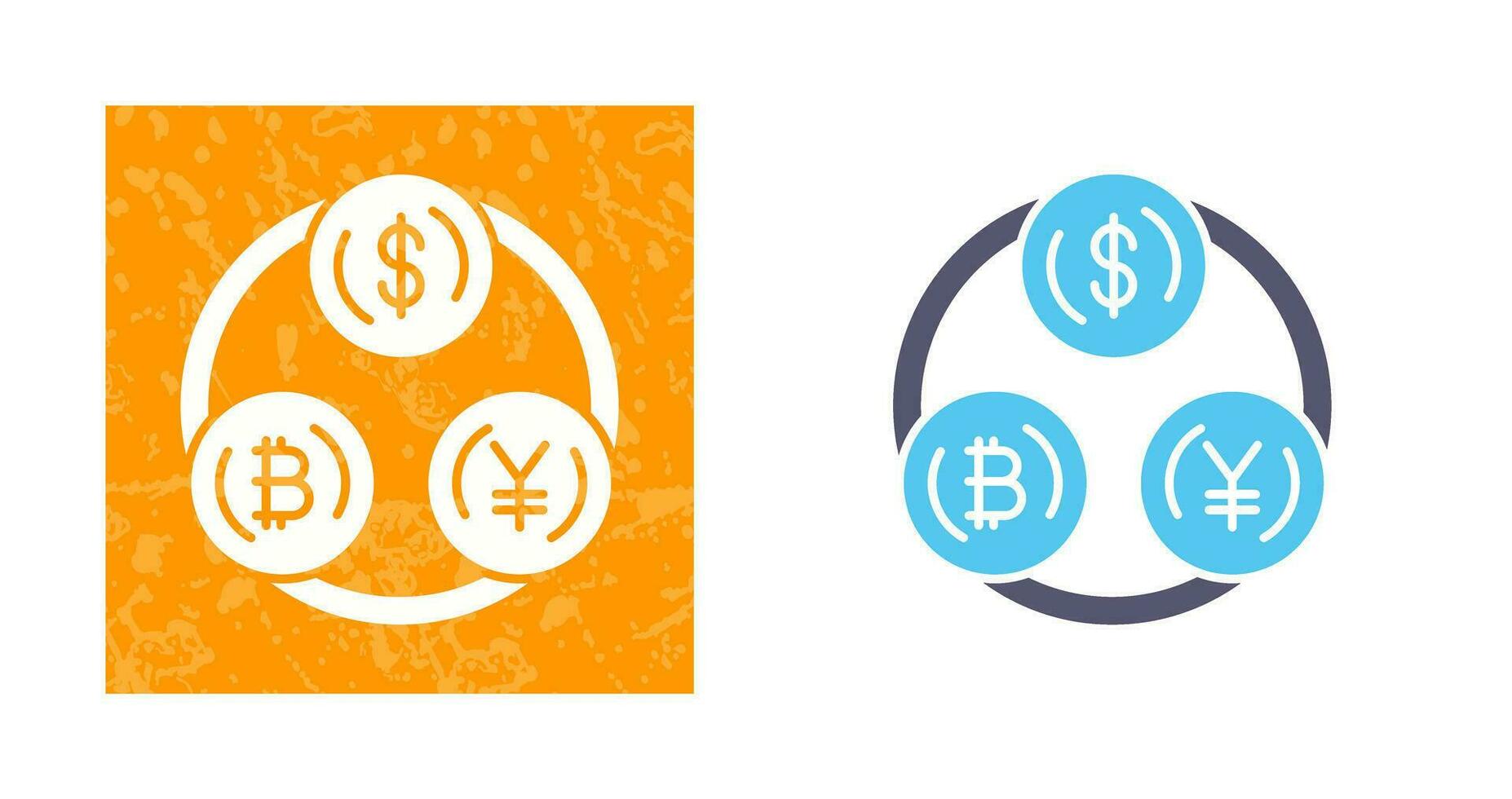 valuta wisselen vector pictogram