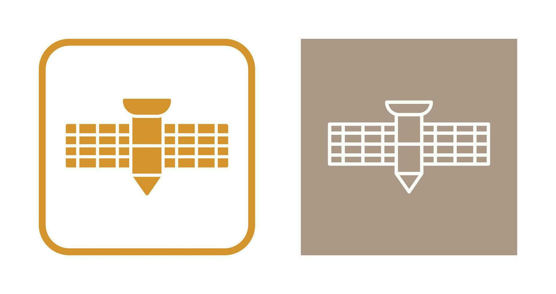 satelliet vector pictogram