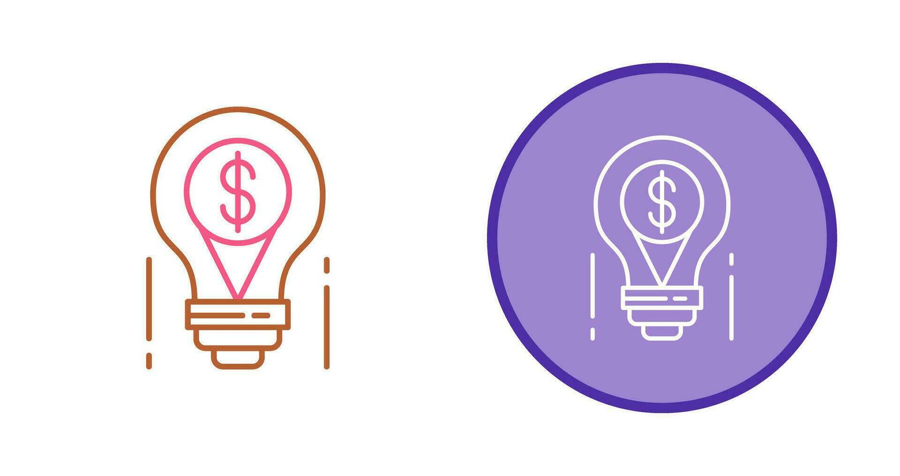 gloeilamp vector pictogram