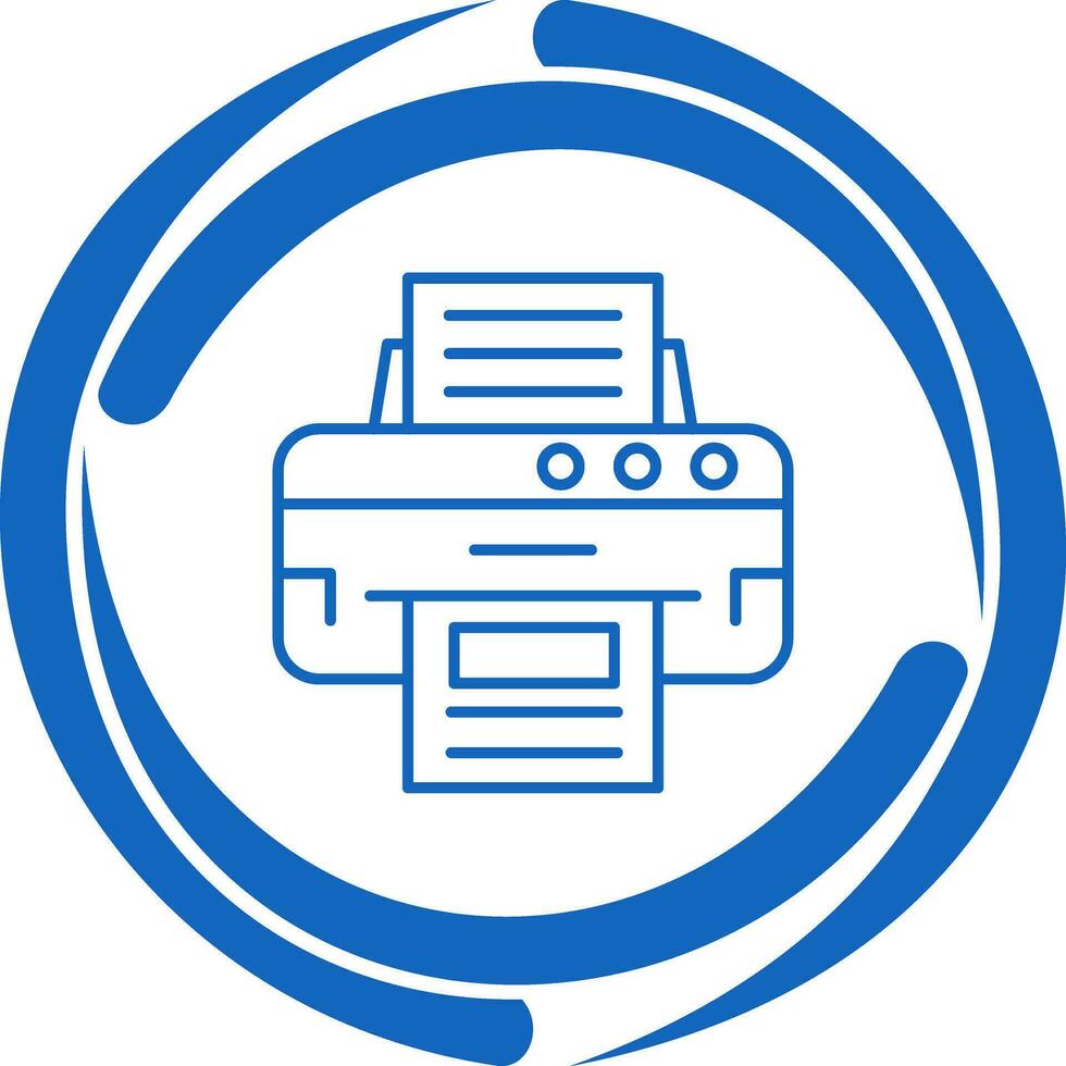 printer vector pictogram