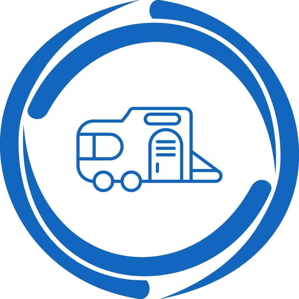 caravan vector pictogram