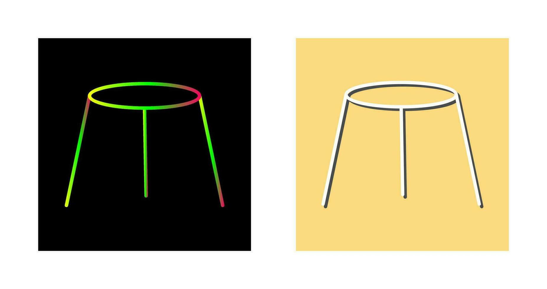 uniek stoel vector icoon