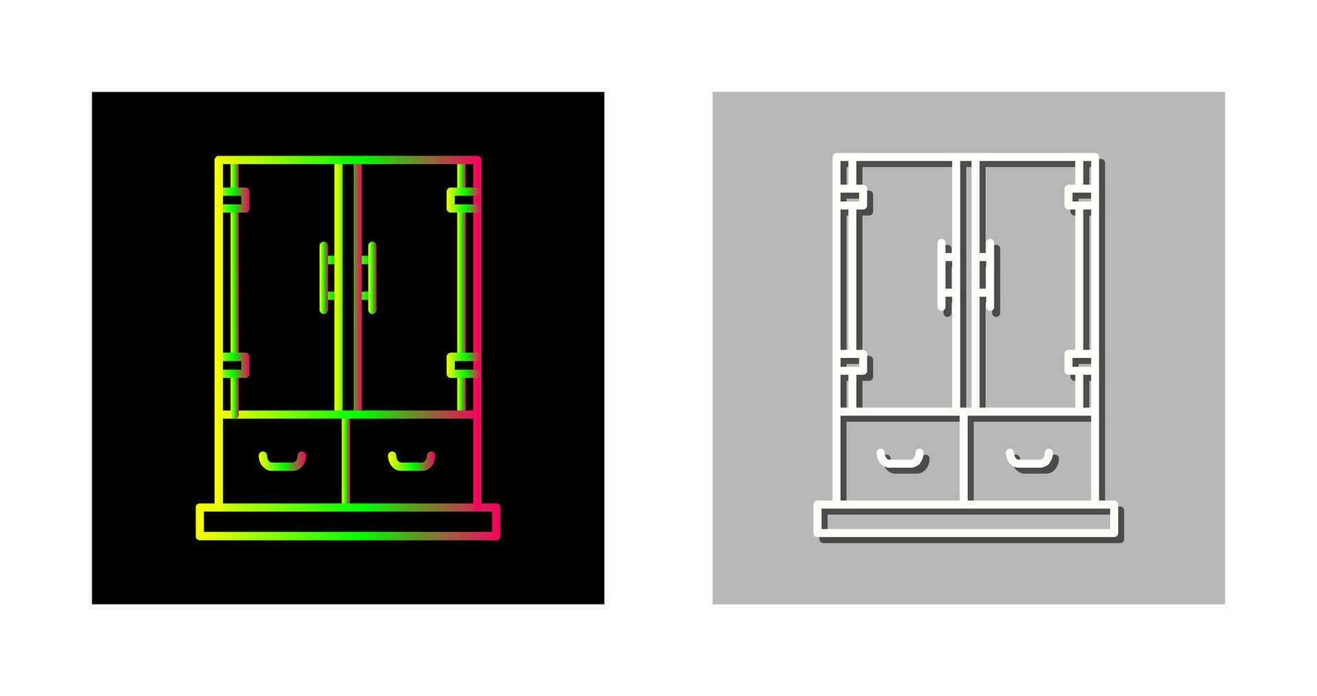 kabinet lade vector icoon