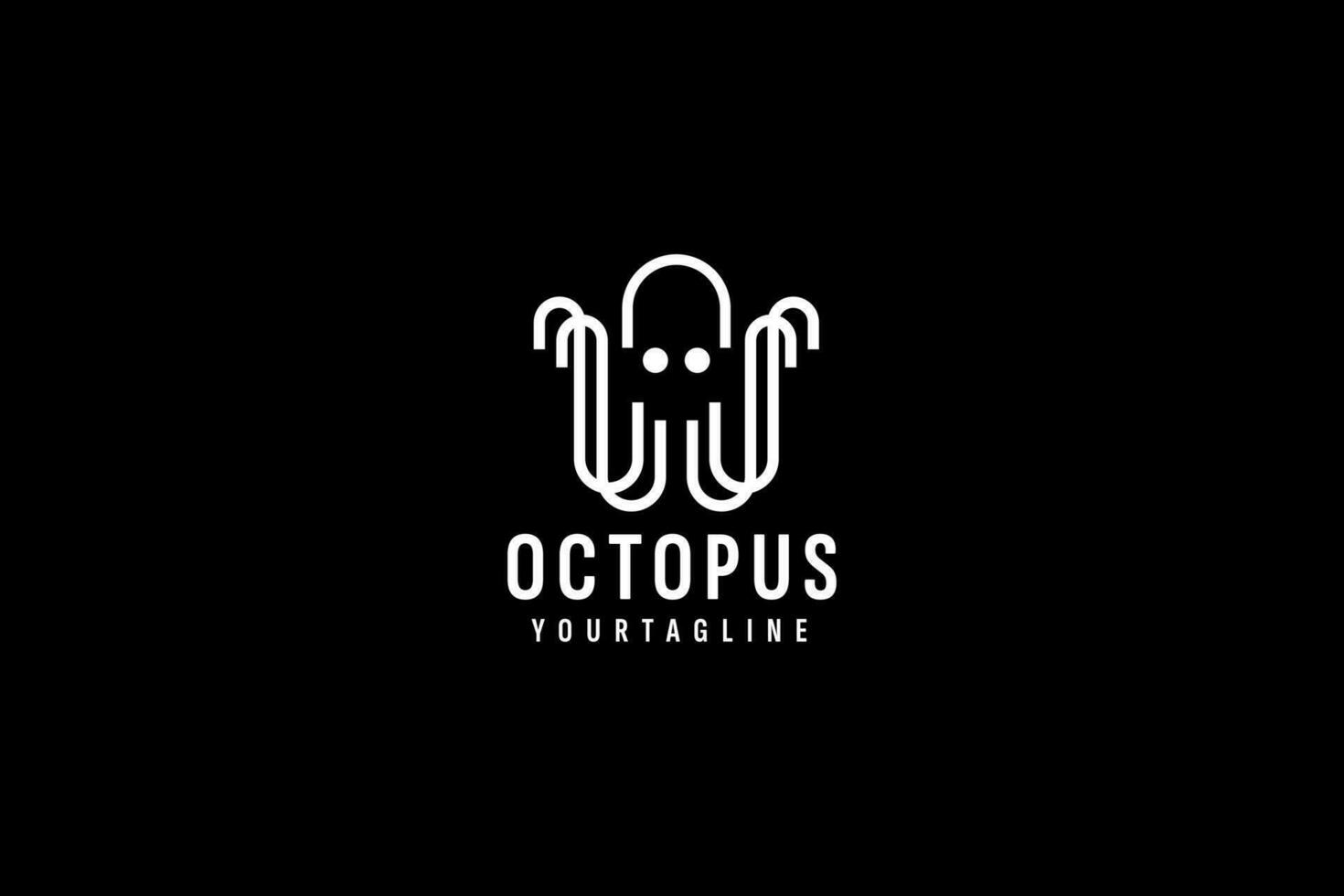 octopus logo vector pictogram illustratie