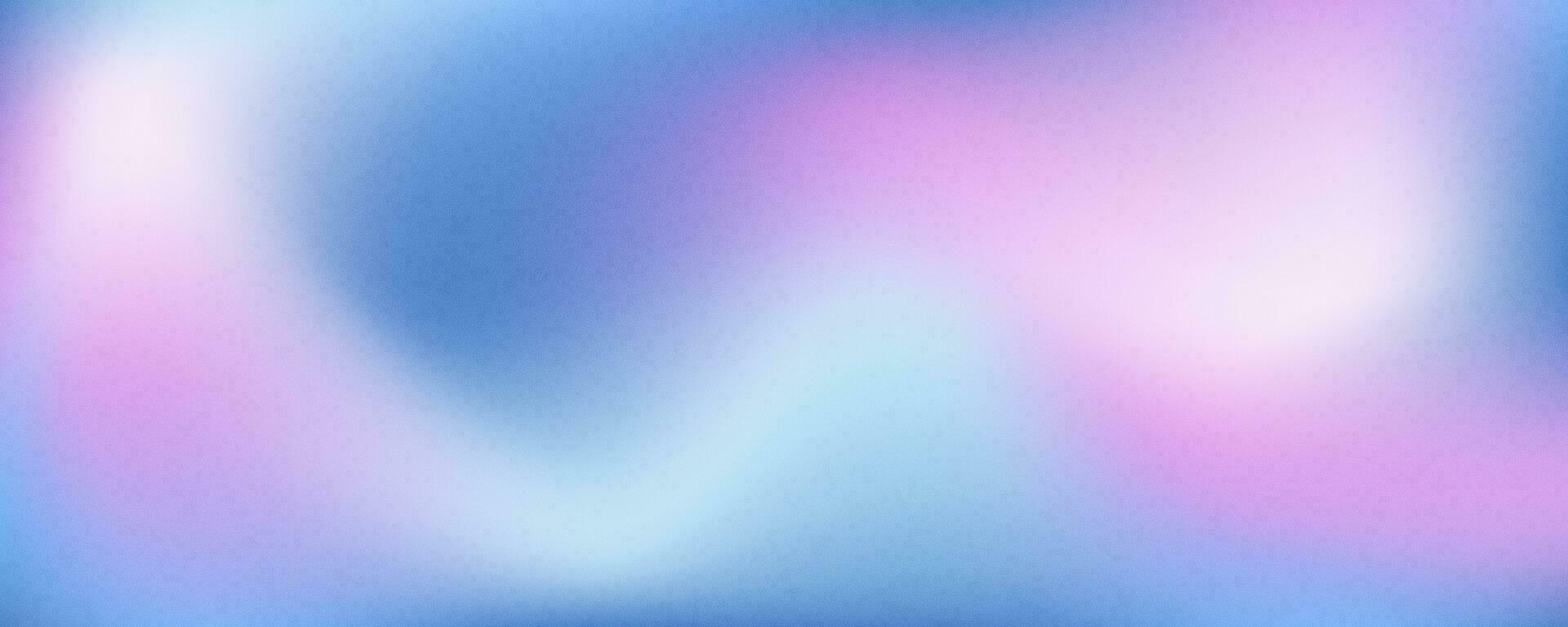 helling gekleurde achtergrond. zacht roze en blauw korrelig gradatie. wazig retro poster met abstract lawaai textuur. vector