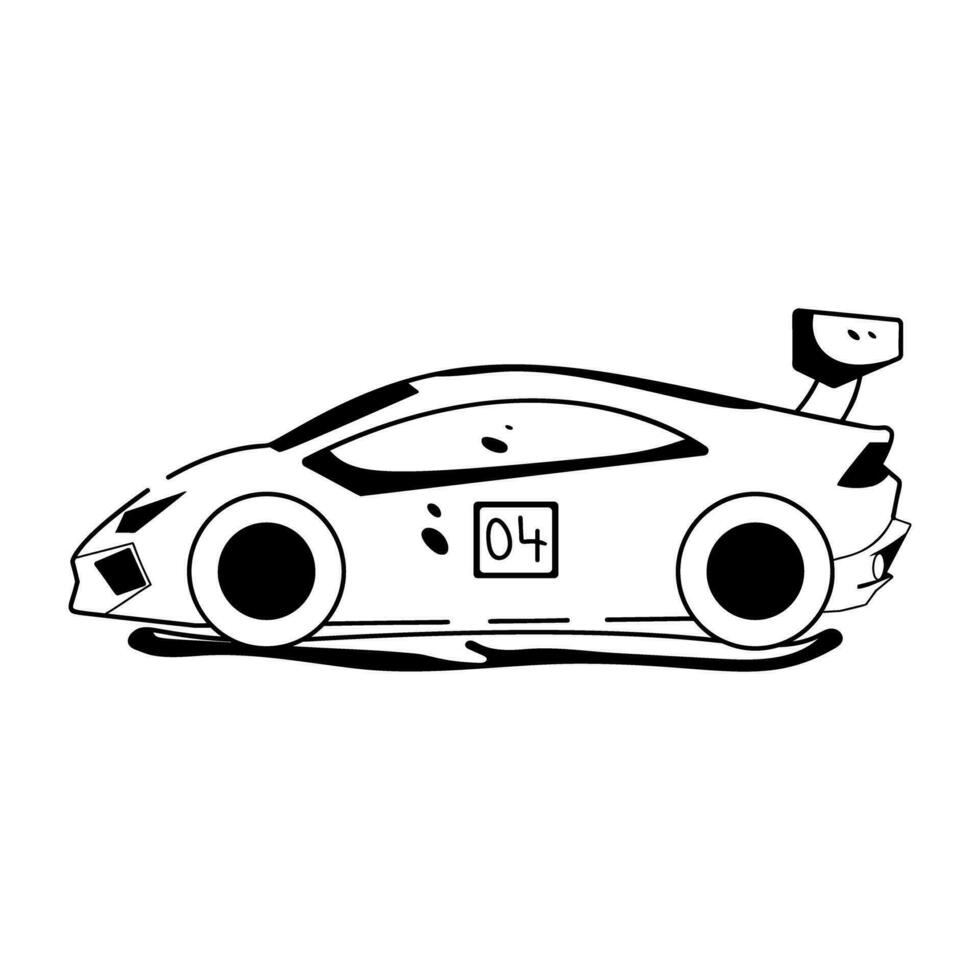 modieus racing auto vector