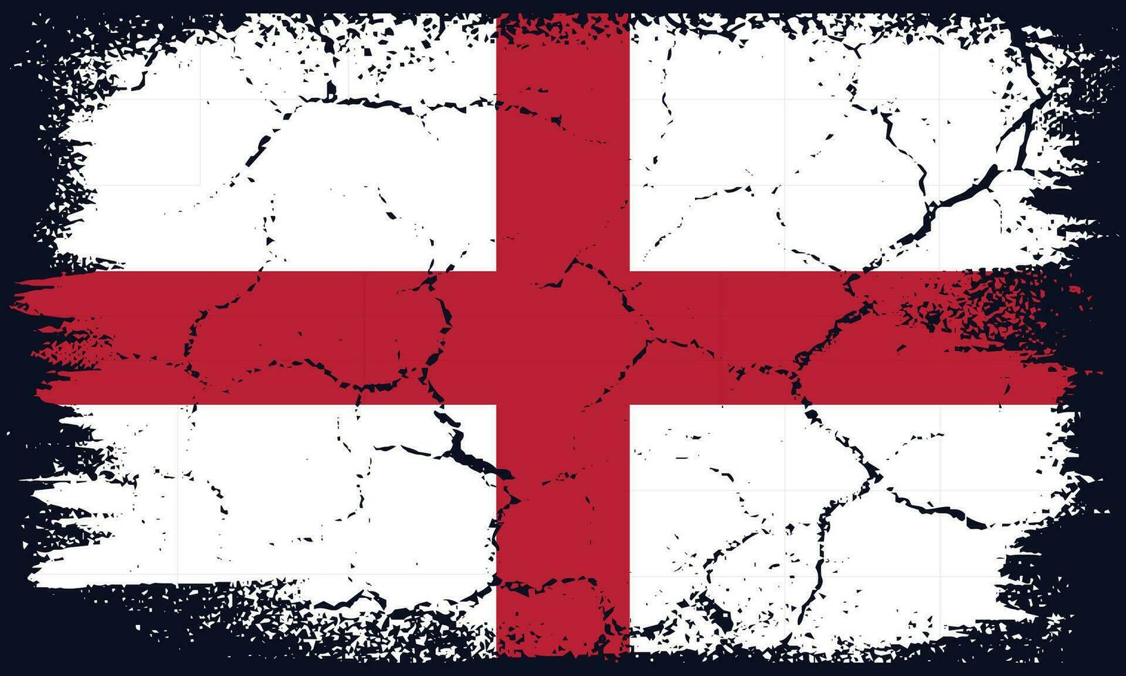 vlak ontwerp grunge Engeland vlag achtergrond vector