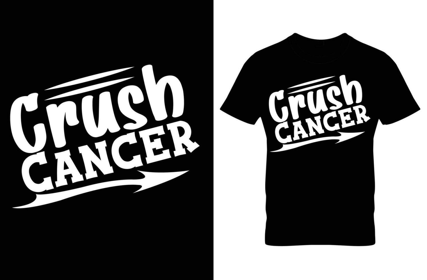 kanker t-shirts ontwerp vector