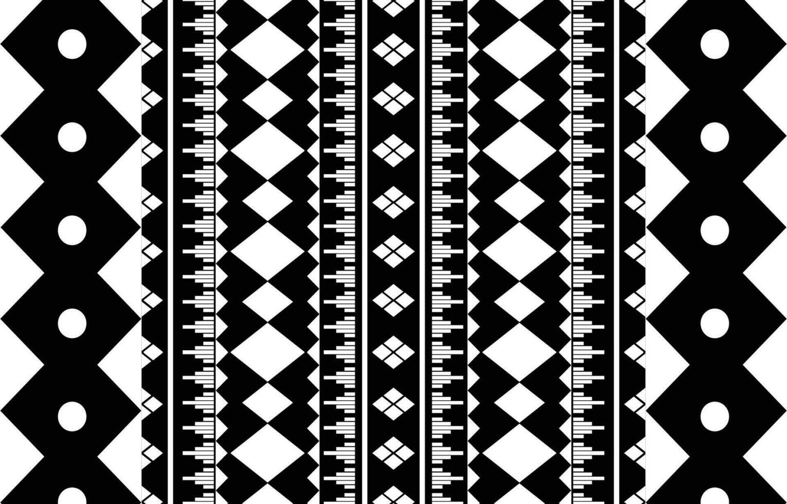 aztec naadloos patroon. tapijt textiel afdrukken structuur tribal ontwerp, meetkundig symbolen voor logo, kaarten, kleding stof decoratief werken. traditioneel afdrukken vector illustratie. Aan zwart en wit achtergrond.