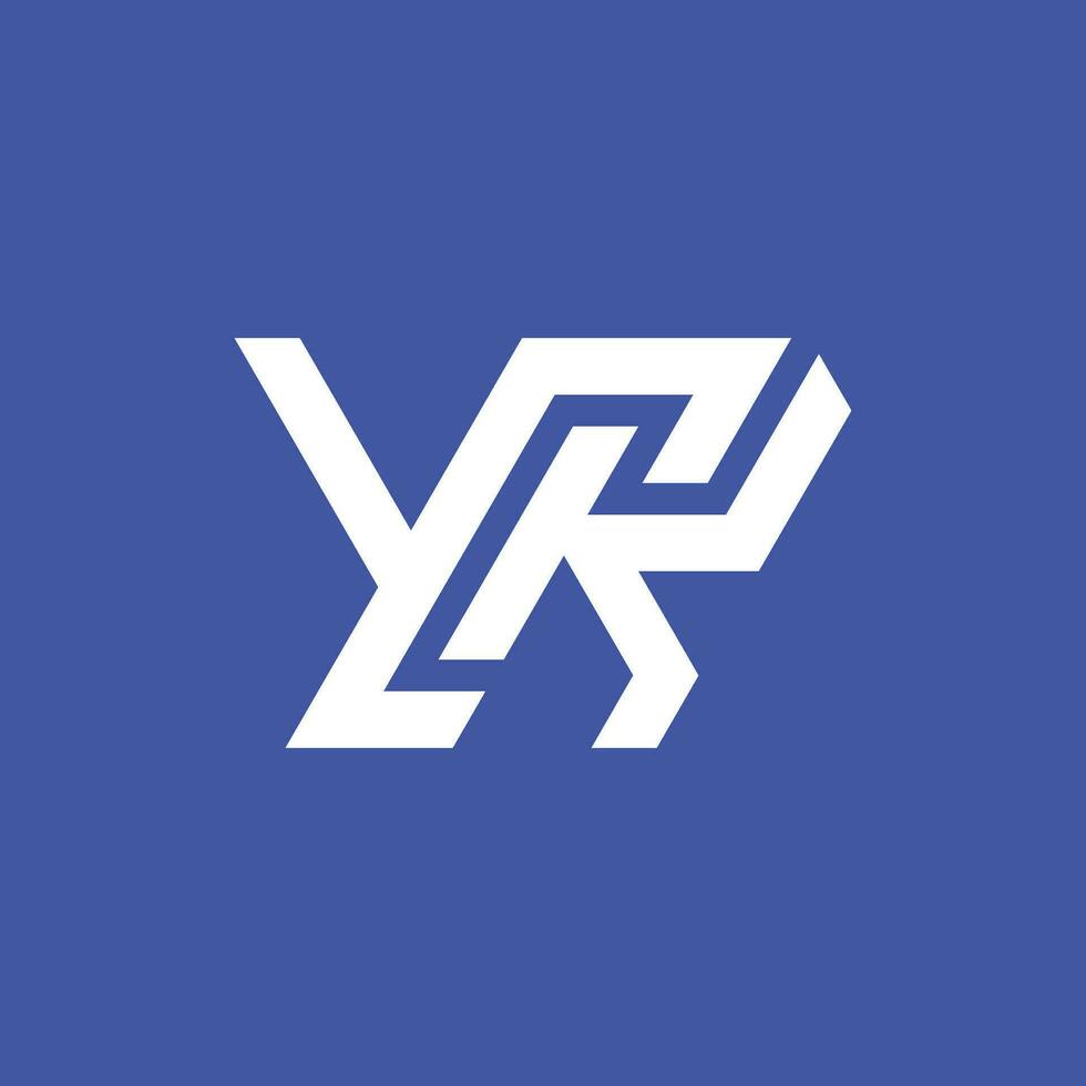 eerste brief yj of jy monogram logo vector