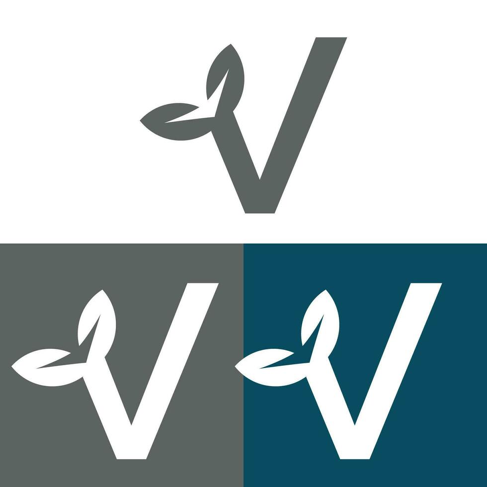 brief v logo ontwerp concept negatief ruimte stijl. abstract teken gebouwd van controleren merken. vector elementen sjabloon icoon.