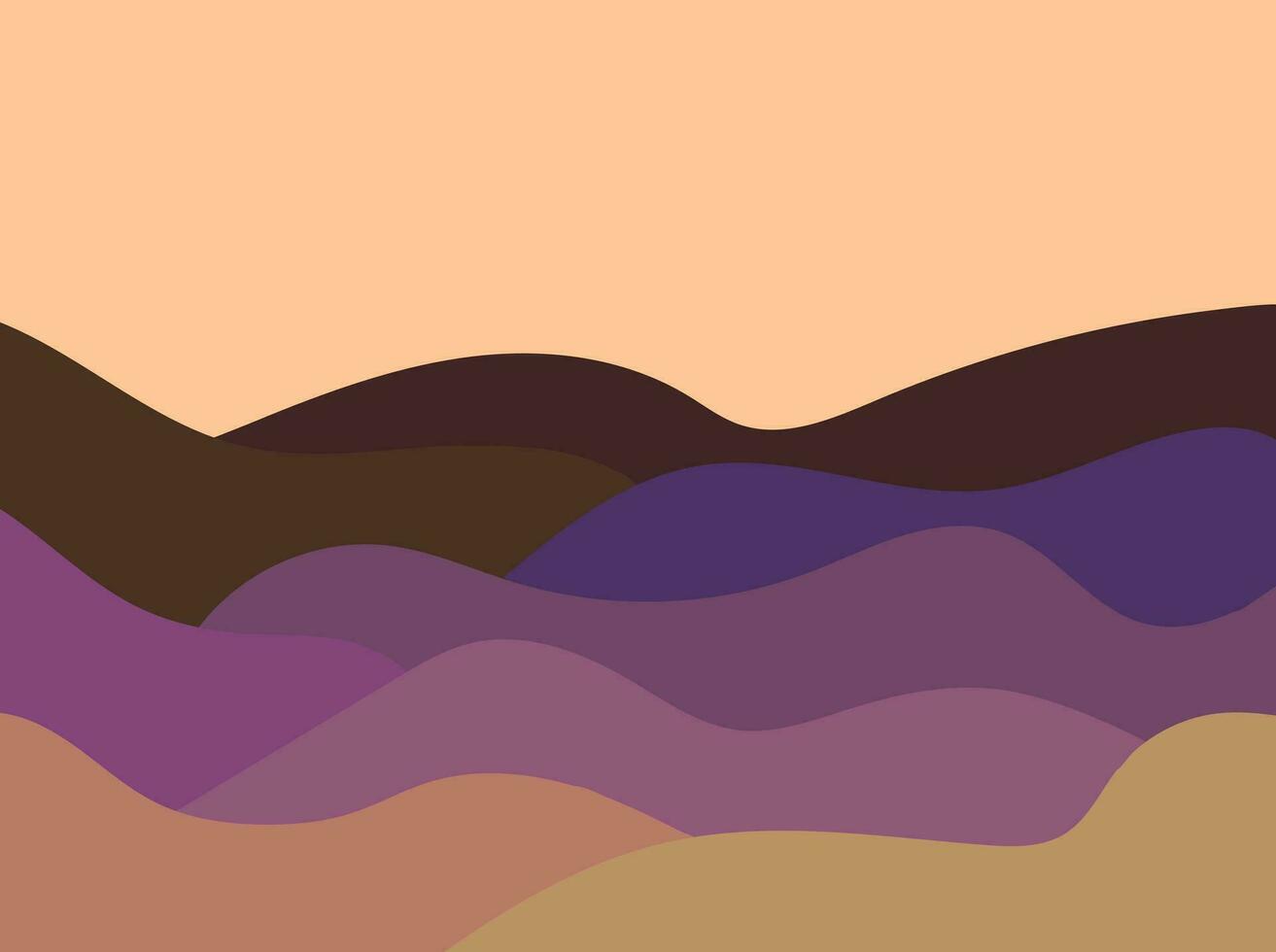 vlak ontwerp nordic kleurrijk Golf patroon achtergrond vector