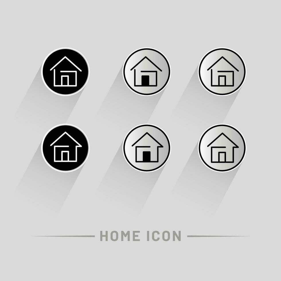 minimaal huis icoon - web Startpagina symbool - vector website teken. lijn met bewerkbare beroerte