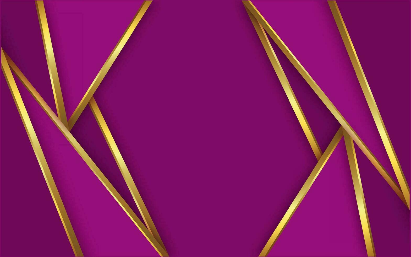 luxe Purper achtergrond met goud lijn decoratie voor ontwerp vector